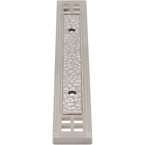 Stone Harbor Hardware 9414-15 Arts & Crafts Backplate for 9412 Pull - Satin Nickel