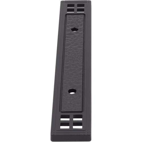 Stone Harbor Hardware 9414-19 Arts & Crafts Backplate for 9412 Pull - Matte Black