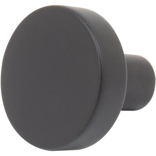 Contemporary Round 1" Knob - Matte Black