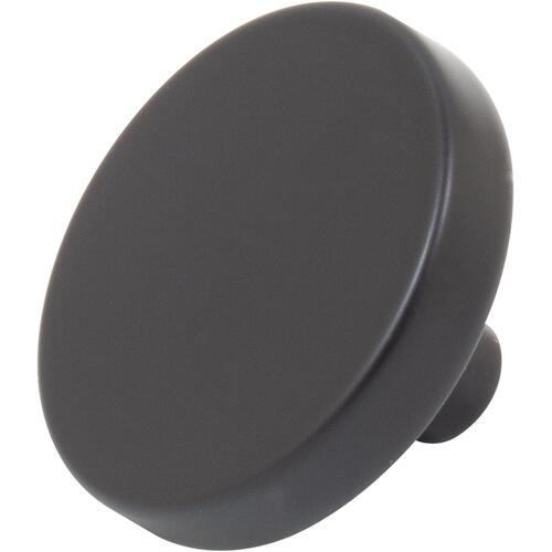 Contemporary Round 1-1/2" Knob - Matte Black