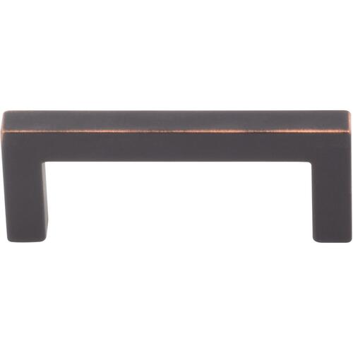 Contemporary Square 3" Pull - Vintage Bronze