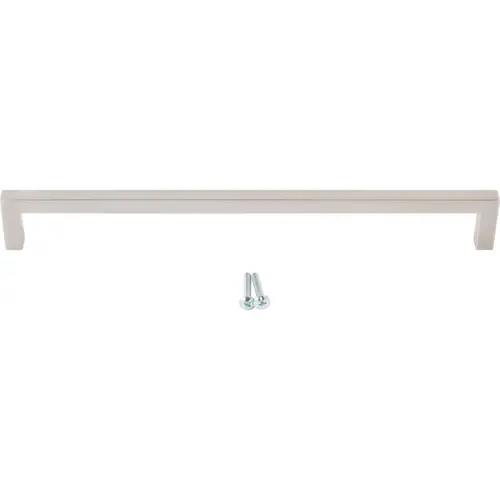 Contemporary Square 256mm Pull - Satin Nickel