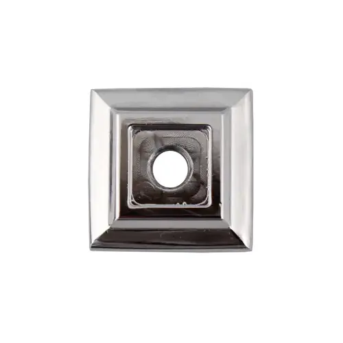 Stone Harbor Hardware 9629-26 Contemporary Square Backplate - pack of 2 - Polished Chrome