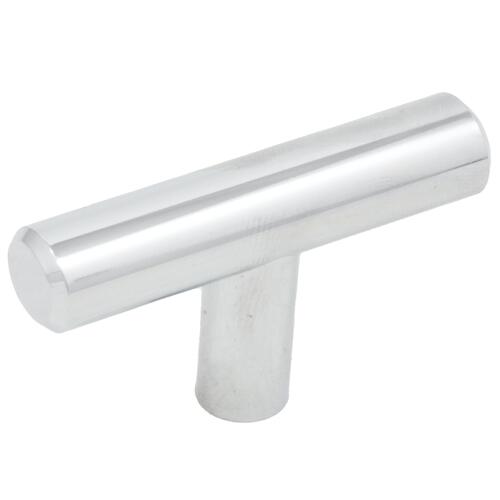 Bar Pull 50mm T-Knob - Polished Chrome