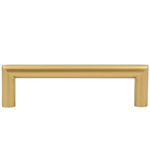 Contemporary Round 96mm Pull - Satin Brass