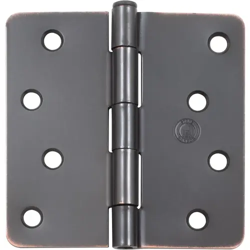 4" 1/4R Standard Hinge - pack of 100 - Vintage Bronze