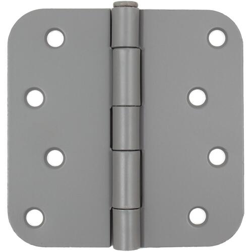 4" 5/8R Standard Hinge - pack of 100 - Primed Gray