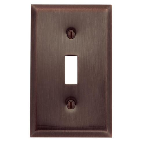 Single Toggle Switchplate Venetian Bronze