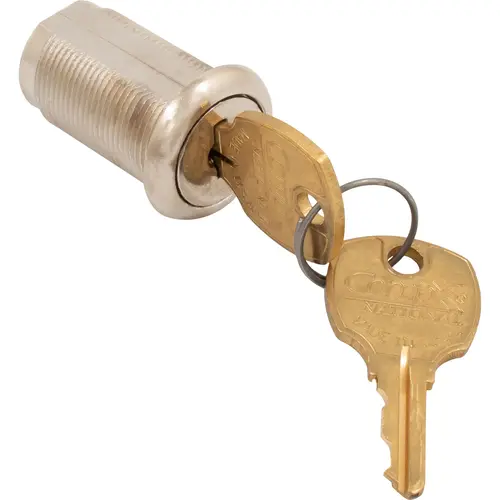 KD Cam Lock Up to 7/8" Master Keyed (Master Key Sold Separately)- Nickel