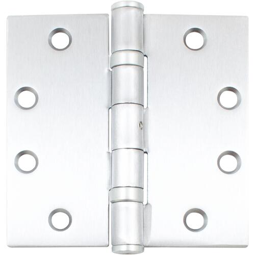 4-1/2" x 4-1/2" SQR Ball Bearing Hinge .134 Gauge NRP - Satin Chrome