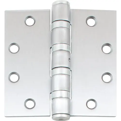 4-1/2" x 4-1/2" SQR Heavy-Duty Ball Bearing Hinge .180 Gauge NRP - Satin Chrome