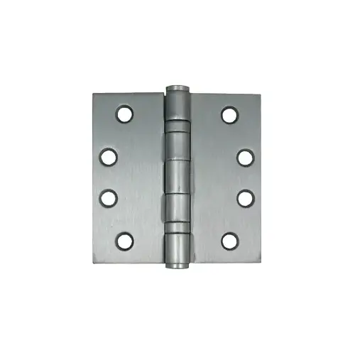 4" x 4" SQR Ball Bearing Hinge .129 Gauge - Satin Chrome