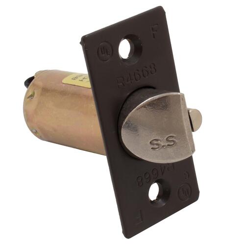 1-1/8" x 2-1/4" Wide Square Corner Faceplate 2-3/4" UL Deadlatch for QCL series - Oil-Rubbed Bronze