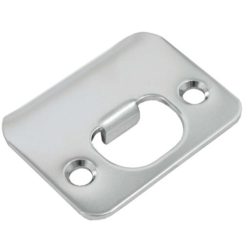 2-1/4" Round Corner Full Lip Strike for QCL and QTL series - Satin Nickel / Satin Chrome