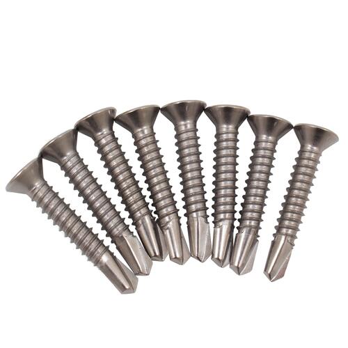 Self-Tapping Screws for QDC200 / QDC300 Door Closers - pack of 8 - Aluminum