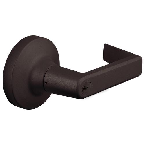 Sierra Keyed Lever Round Rose Trim (Classroom) - Duranodic Bronze