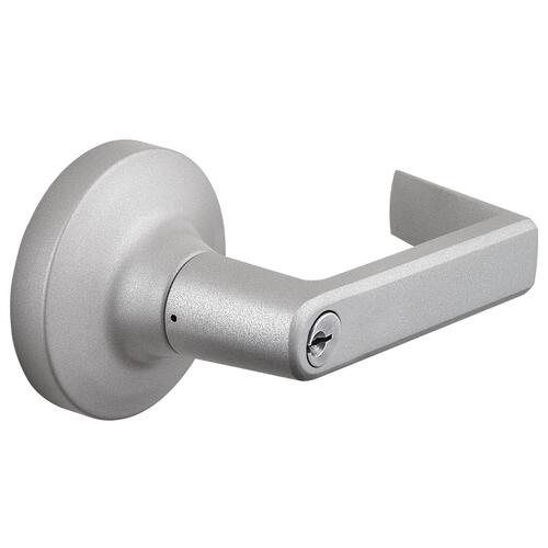 Sierra Keyed Lever Round Rose Trim (Classroom) - Aluminum