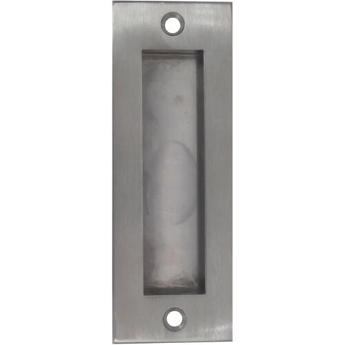 Rectangular Flush Pull - Satin Stainless Steel