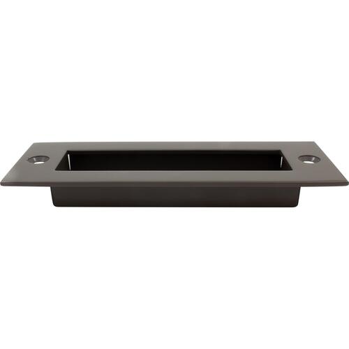 Rectangular Flush Pull - Dark Bronze