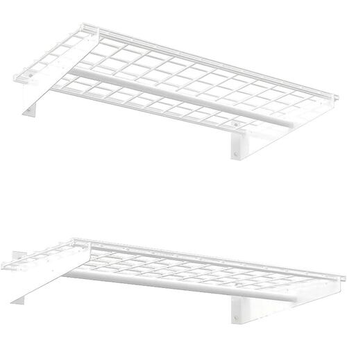 36" x 18" Wall Storage System - pack of 2 - White