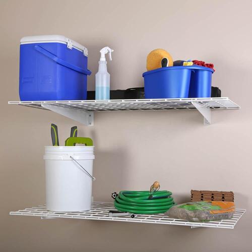 48" x 24" Wall Storage System - White