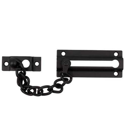 Steel Chain Door Guard Black Finish