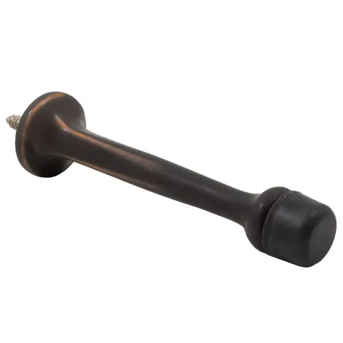 Aluminum 3-3/4" Solid Door Stop Aged Bronze Finish