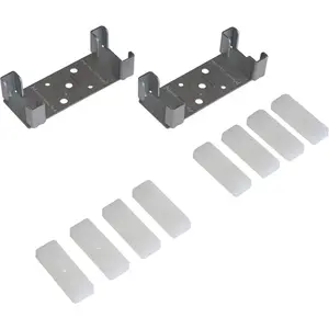 Johnson Hardware 1574PLBG 1574 4" Steel Stud Wall Adaptor Kit for 1500SC / 2000 Series Frames