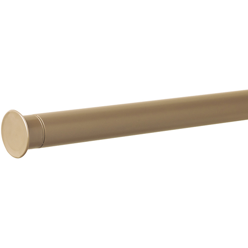 23" Closet Pole with End Caps - Satin Gold