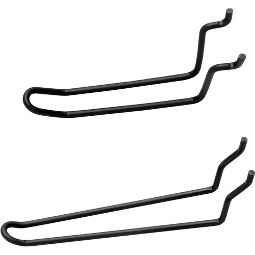 Loop Hook Peg Hook Set - pack of 4 - Black