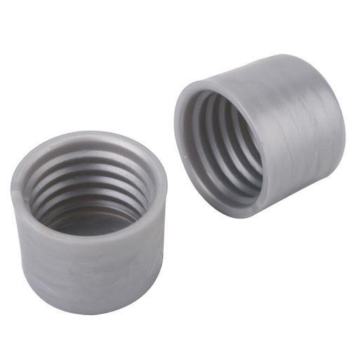 Closet Pole End Caps - pack of 2 - Platinum