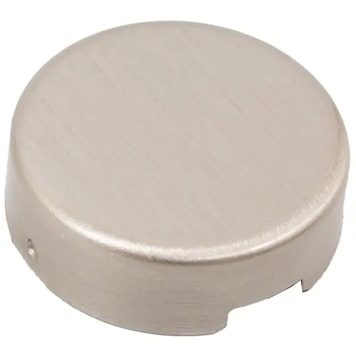 Handleset Bottom Screw Decorative Cap - Satin Nickel