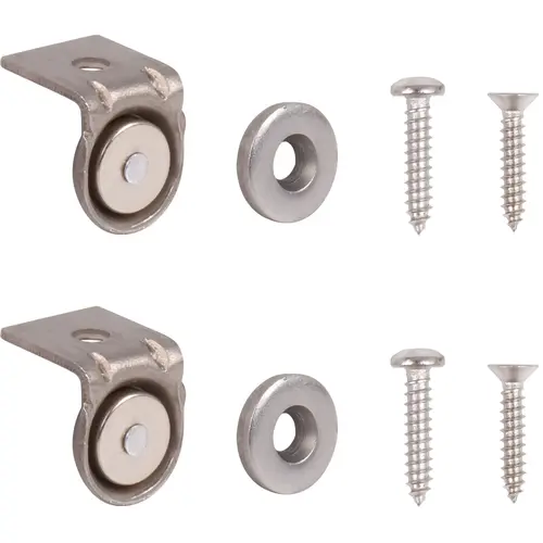 1/2" L-Bracket Magnetic Latch - pack of 2 - Stainless Steel