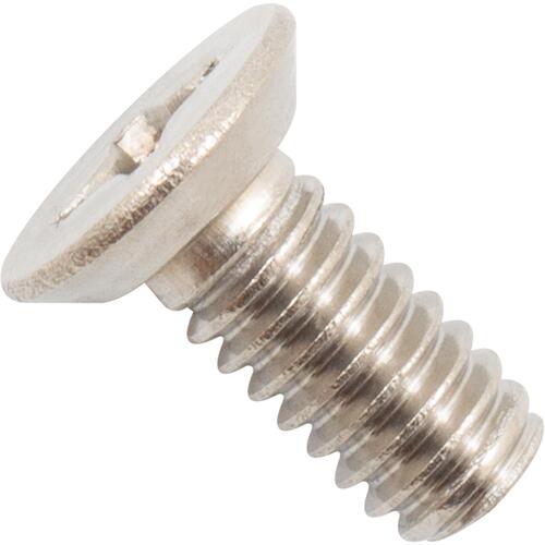 x 1/2" Machine Screws - pack of 25 - Satin Nickel