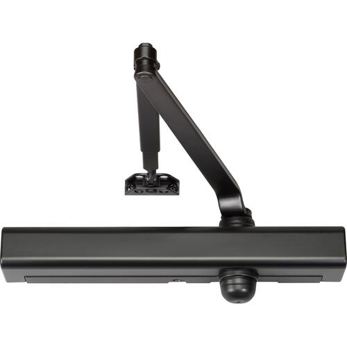 Non-Hold Open Tri-Style Door Closer Size 1-6 - Black Suede