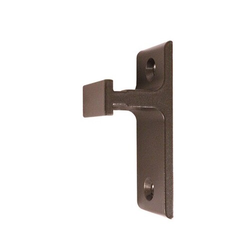 Custom Service Hardware QG.203.07 Short Track Bracket For Doors Up To 1-1/2" - Oil Rubbed Bronze