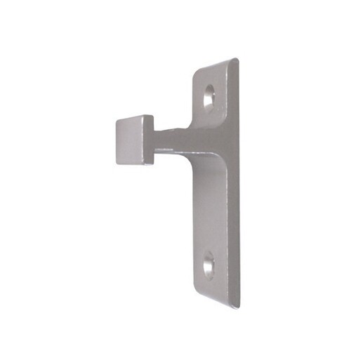 Custom Service Hardware QG.203.02 Short Track Bracket For Doors Up To 1-1/2" - Satin Nickel