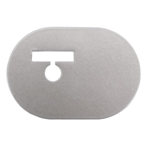 Converging / Bi-Parting Door Stop - Satin Nickel