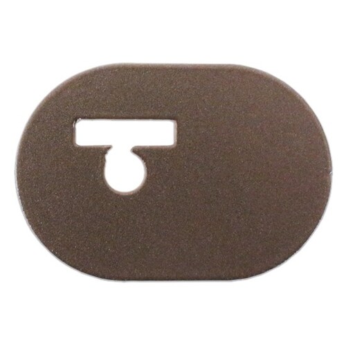 Custom Service Hardware QG.402.07 Converging / Bi-Parting Door Stop - Oil Rubbed Bronze