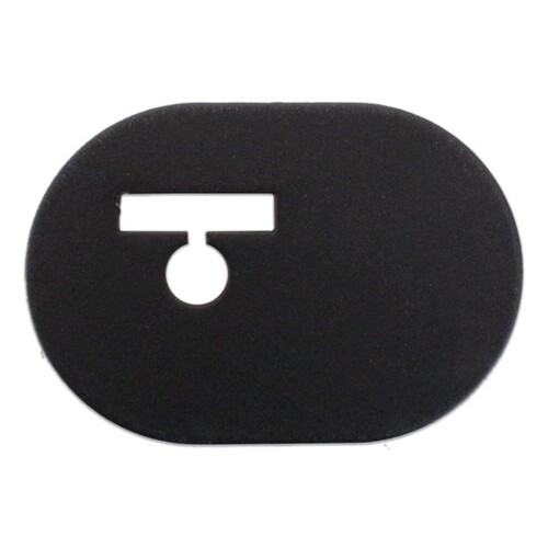 Converging / Bi-Parting Door Stop - Matte Black