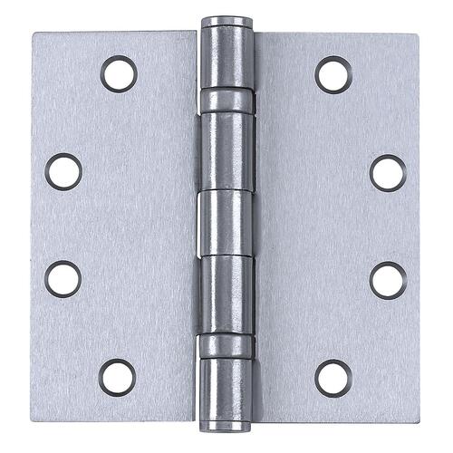 Tell HG100006 4-1/2" x 4-1/2" NRP Ball Bearing Hinge - pack of 3 - Stainless Steel