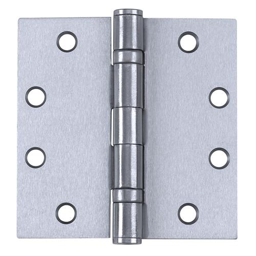 Tell HG100005 4-1/2" x 4-1/2" NRP Ball Bearing Hinge - pack of 3 - Satin Chrome