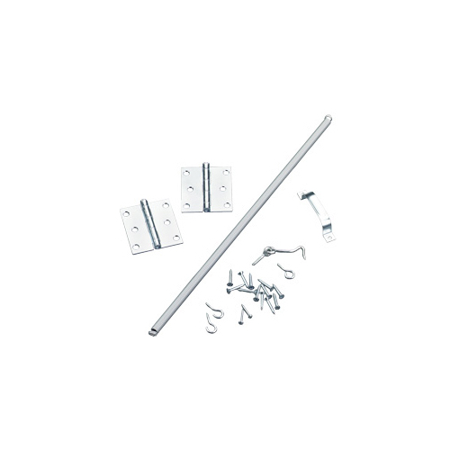 Wright Products VS10 Screen Door Hardware Set - Zinc Plated