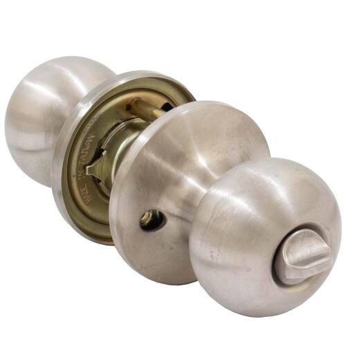 Excel K11 Knob Privacy Lock Satin Stainless Steel Finish