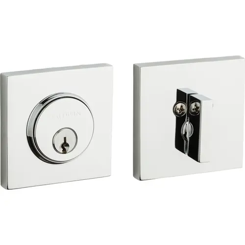 8220.260 Contemporary 1-Cyl Deadbolt - Polished Chrome