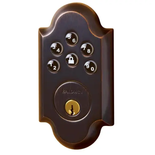 8252.112.AC1 Boulder Electronic Deadbolt - Venetian Bronze