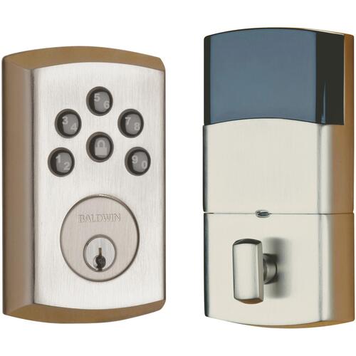 8285.056.AC1 Soho Electronic Deadbolt - Lifetime Satin Nickel