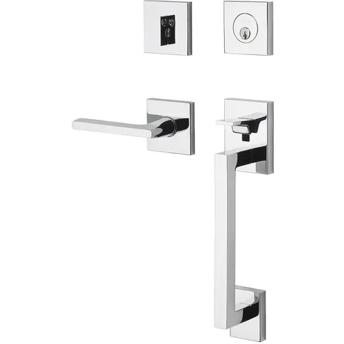 85390.260.RENT Minneapolis Sectional Handleset with 5162 Lever - Polished Chrome