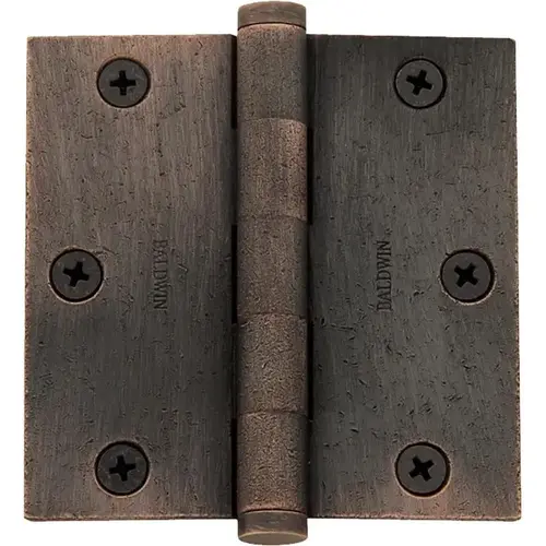 1035.112 3-1/2" SQR Plain Bearing Hinge - Venetian Bronze