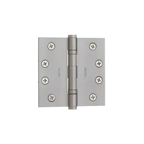 1041.150 4" SQR Ball-Bearing Hinge - Satin Nickel